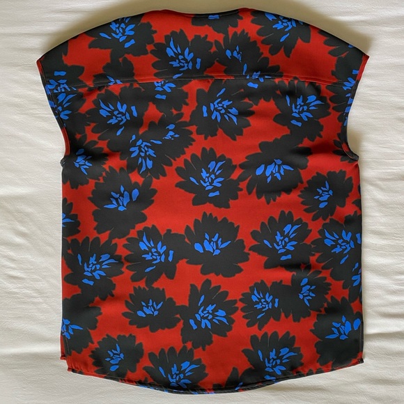 *J. Crew* Firework Floral Blouse - Picture 7 of 7